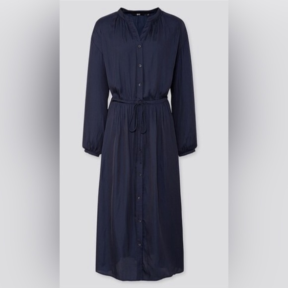 Uniqlo dress maxi navy - Picture 2 of 2